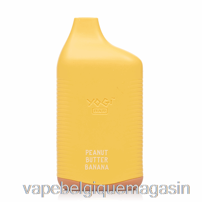Vape Shop Bruxelles Yogi Bar 8000 Barre Granola Jetable Banane Beurre De Cacahuète